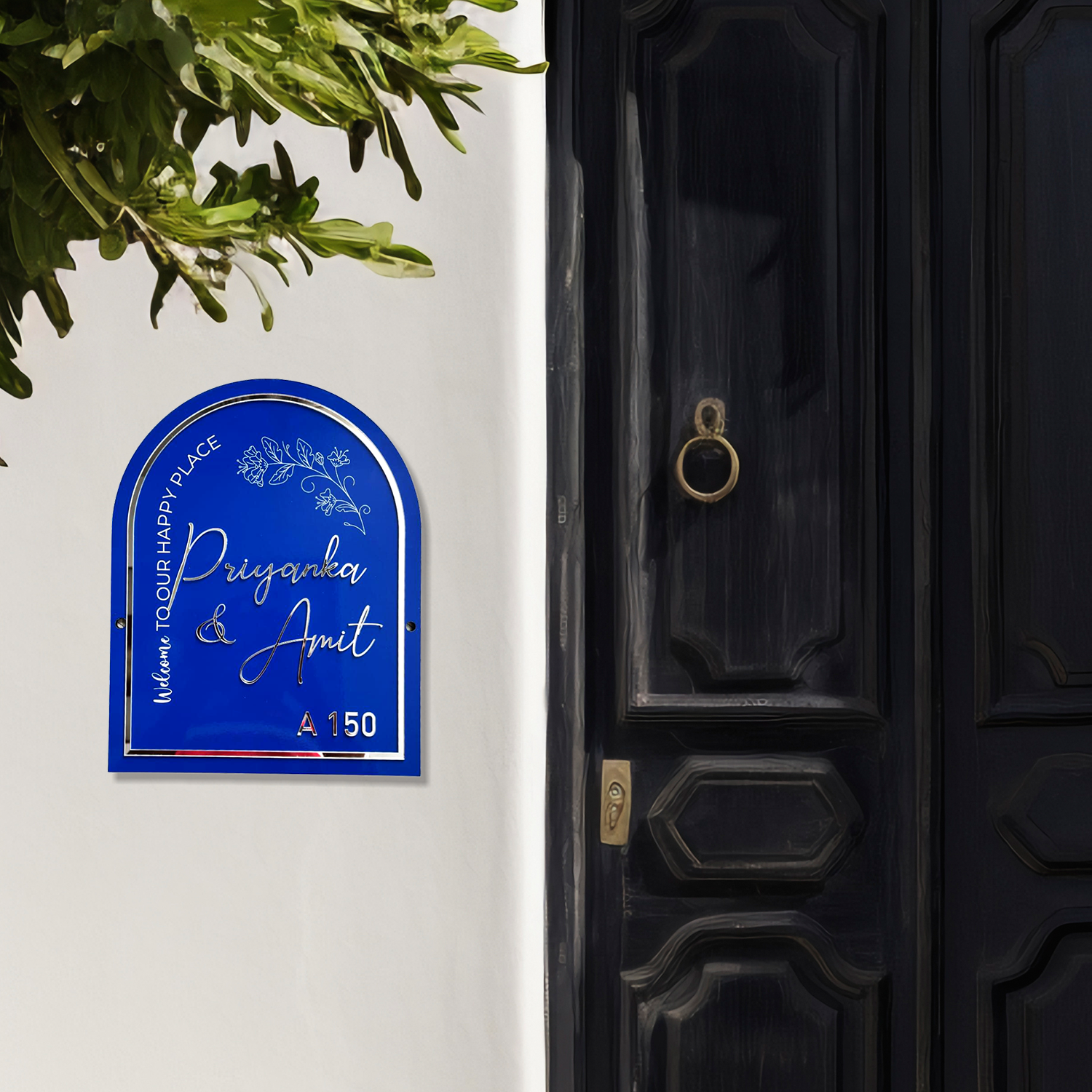 Our Happy Place Name Plate
