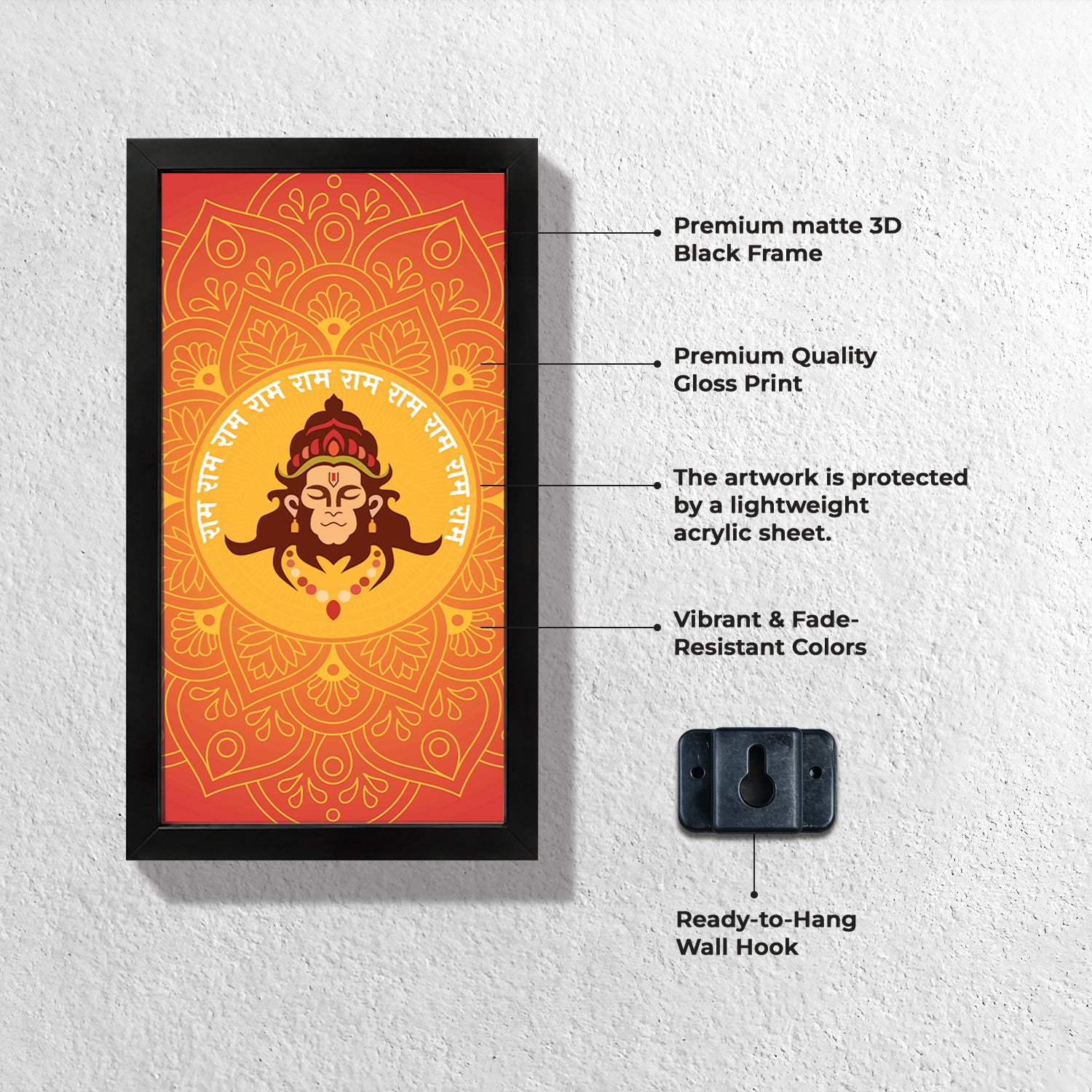 Sacred Hanuman Chalisa (Set of 2)