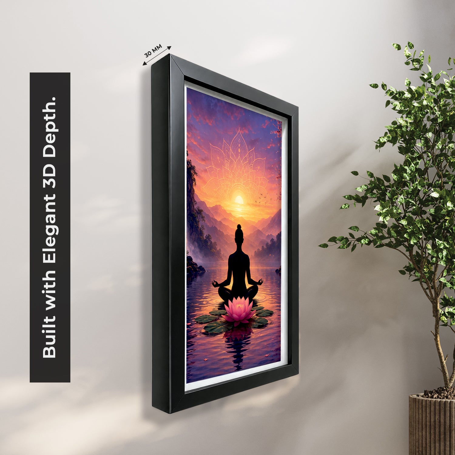 Breathe & Bloom Wall Frame (Set of 2)