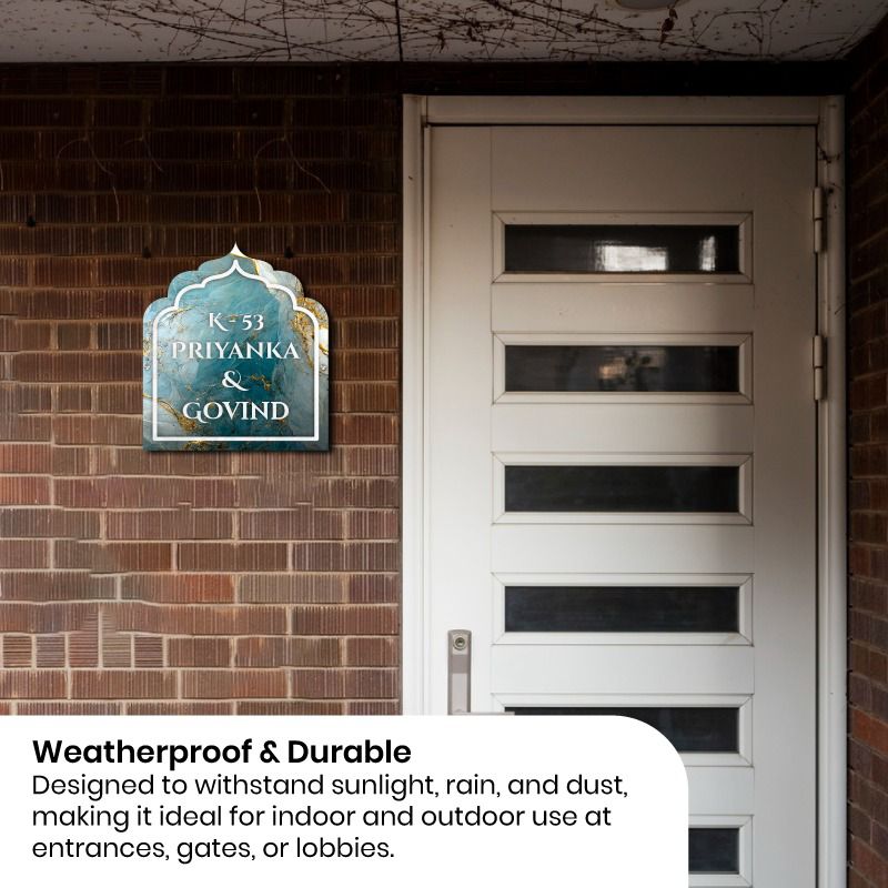 Acrylic Mandir Name Plate