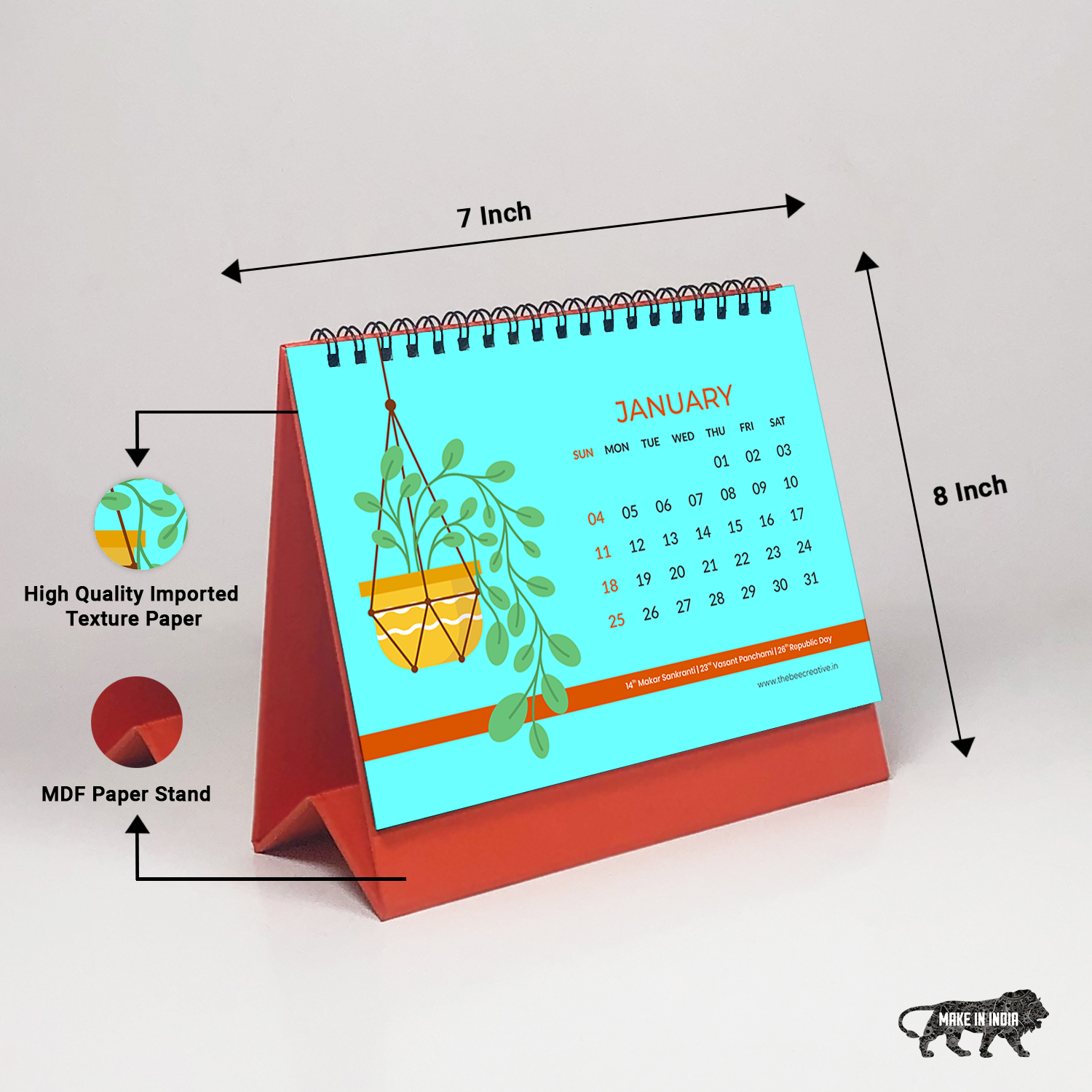 Nature & Beauty - MDF 2026 Calendar