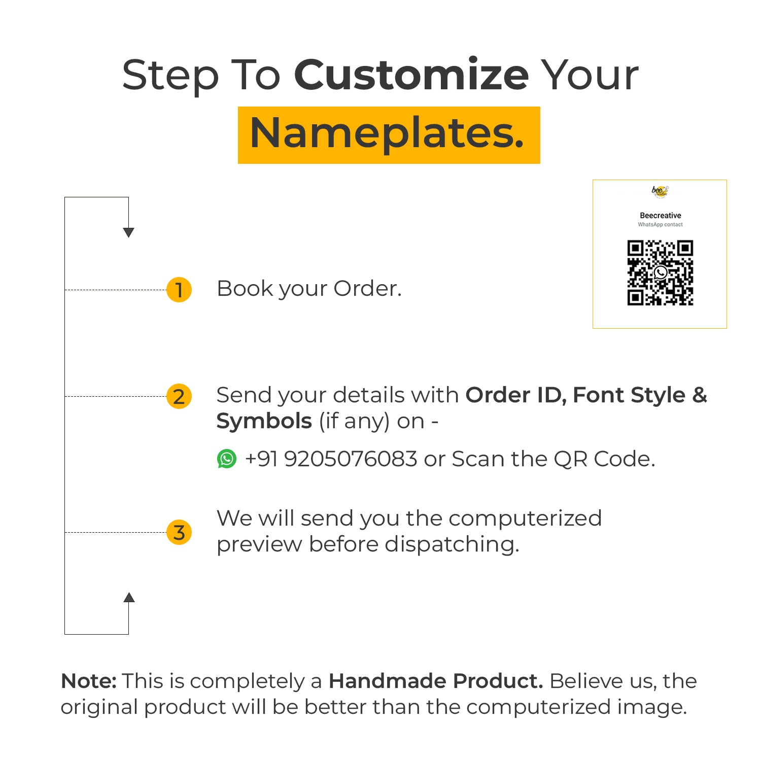 Golden Home Name Plate