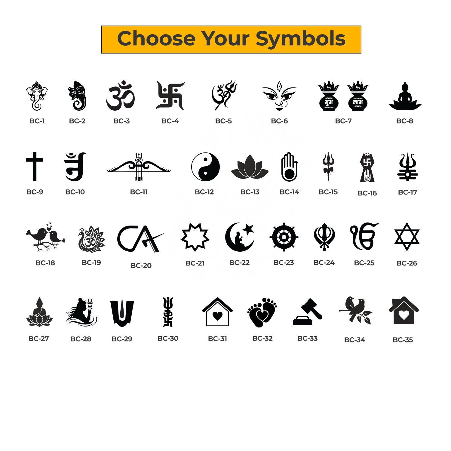 Golden Home Name Plate