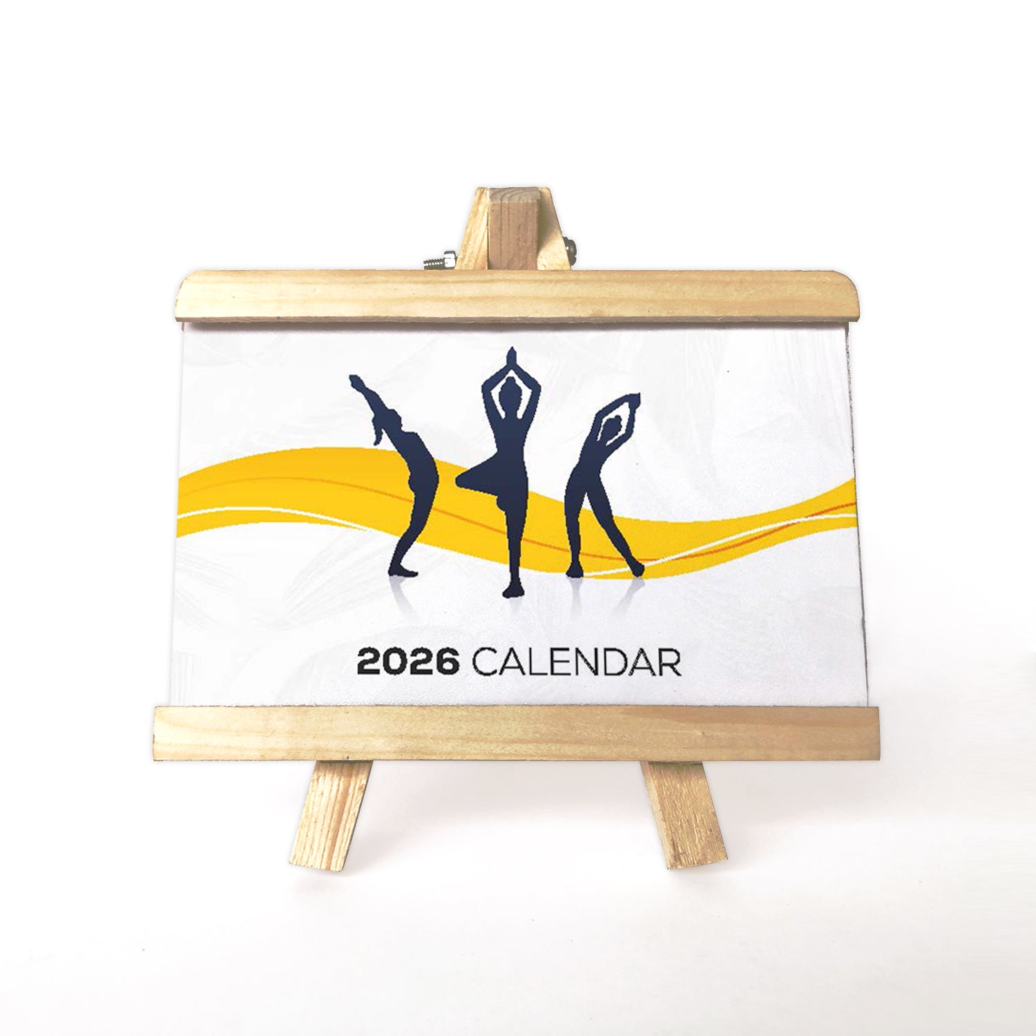 Yogic New - Wooden Base 2026 Calendar