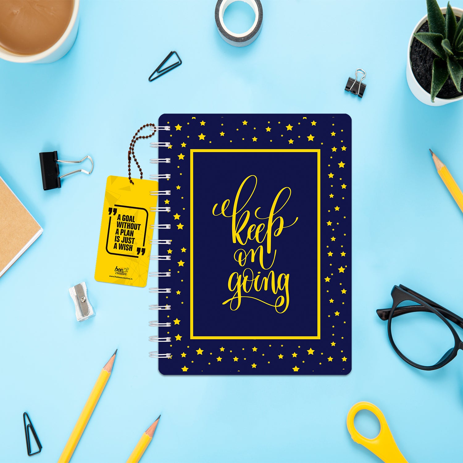 Bee Creative Daily Planner I A5 - Keep on Going