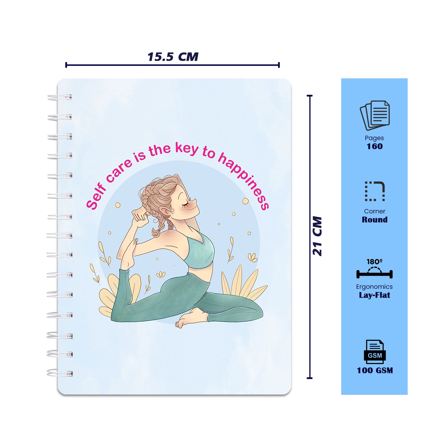 Bee Creative Daily Planner I A5 - Self Care