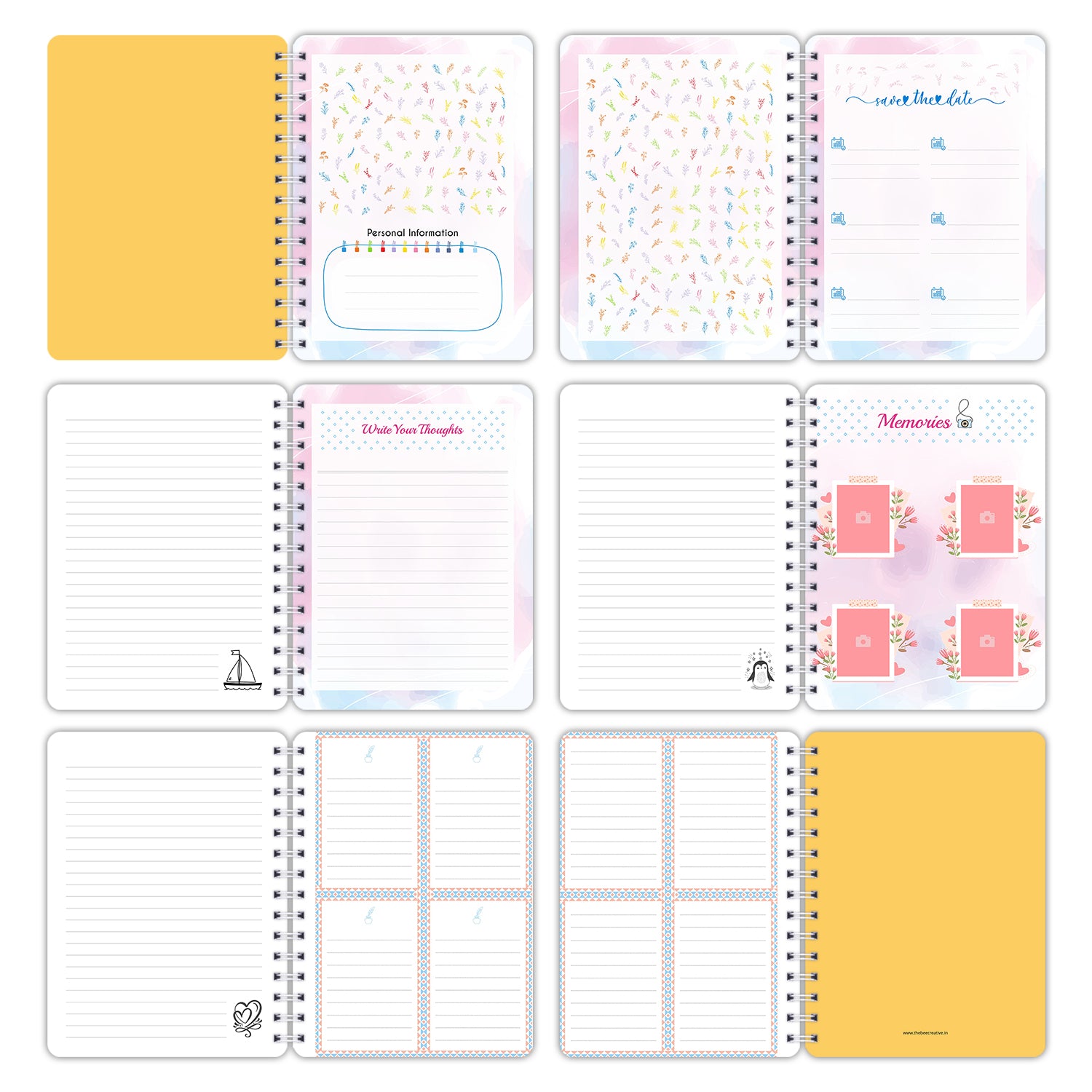 Bee Creative Daily Planner I A5 - Goal Digger