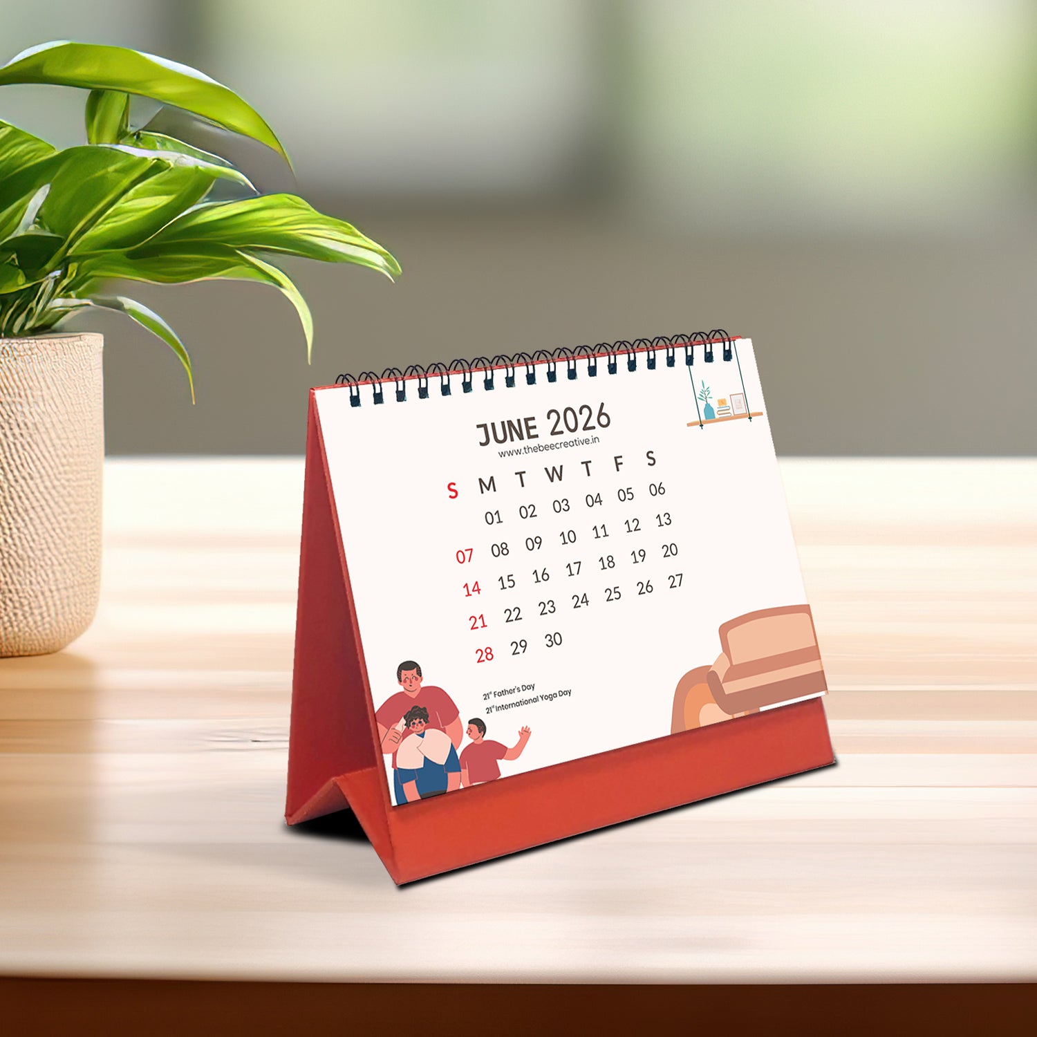 Home & Heart - MDF Base 2026 Calendar