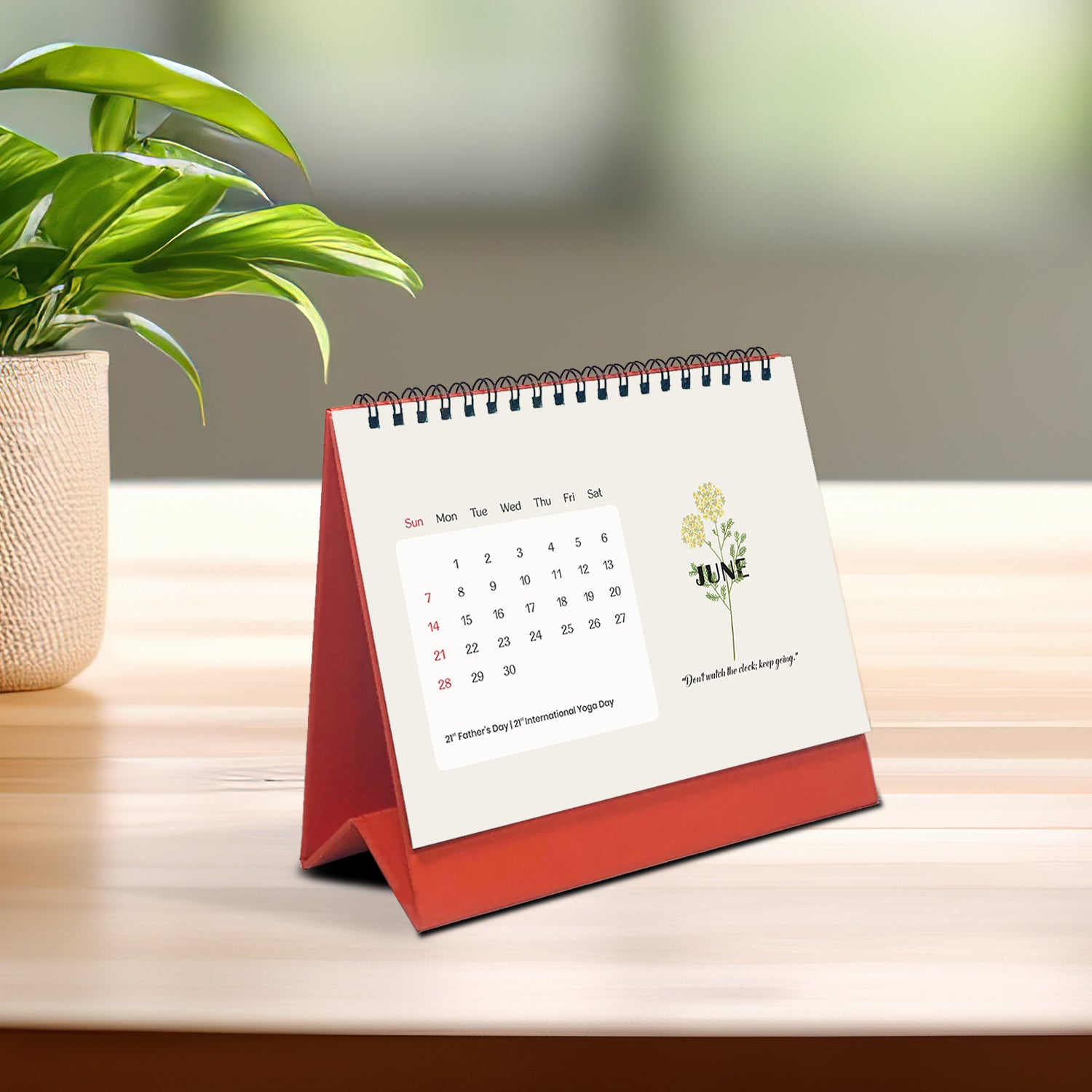 Floral Vision - MDF Base 2026 Calendar