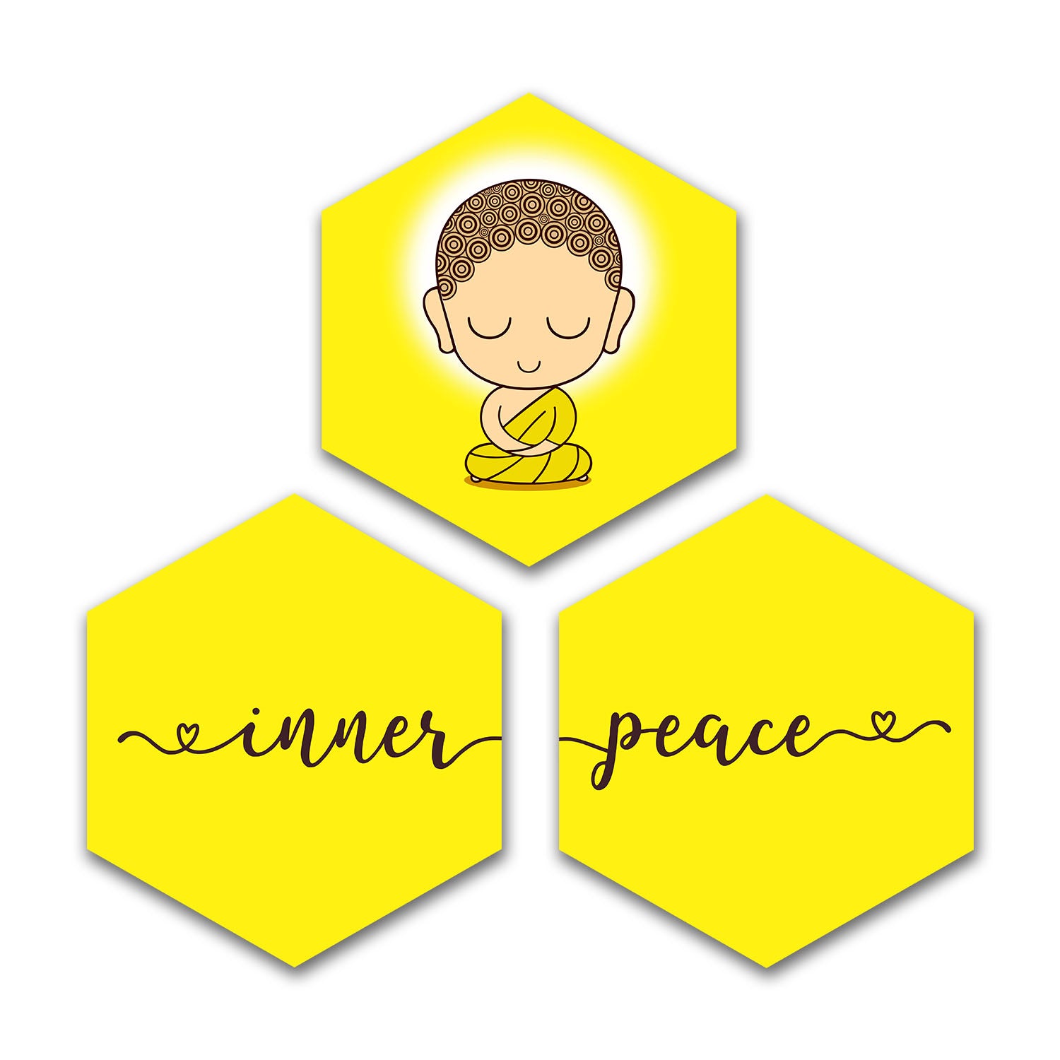 Wall Art set of 3 - Inner Peace