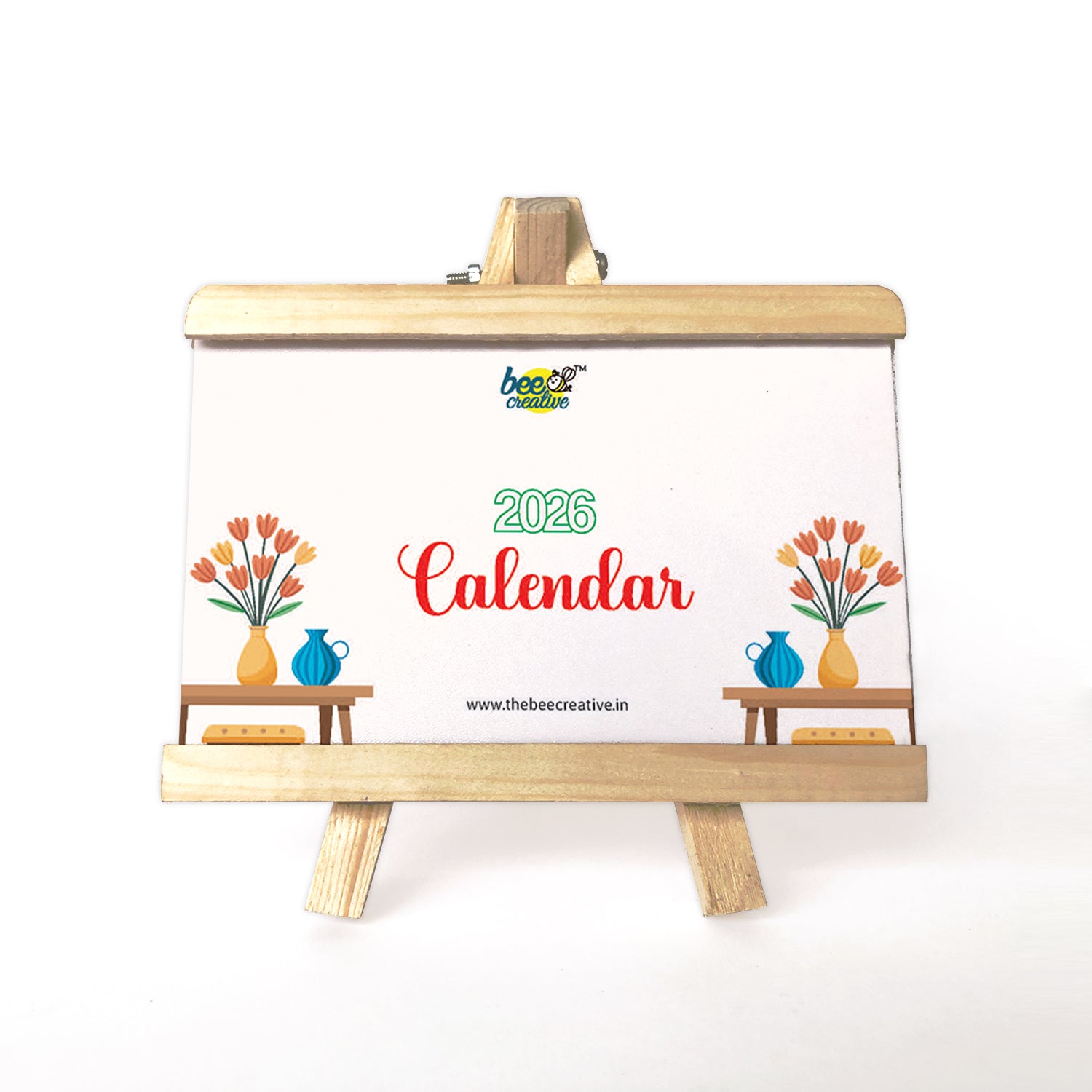 Home & Heart - Wooden Base 2026 Calendar