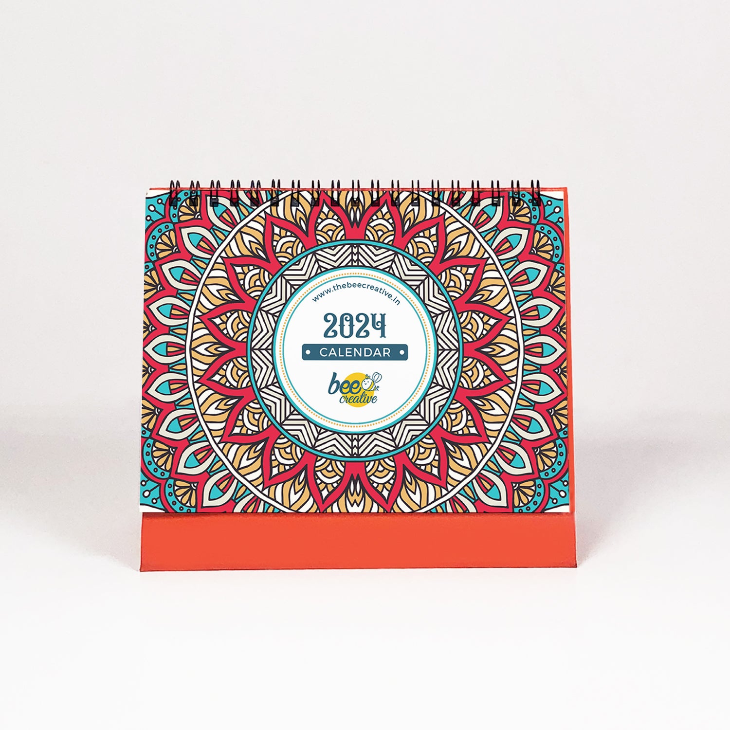 mandala-art-mdf-base-2024-calendar-thebeecreative-in
