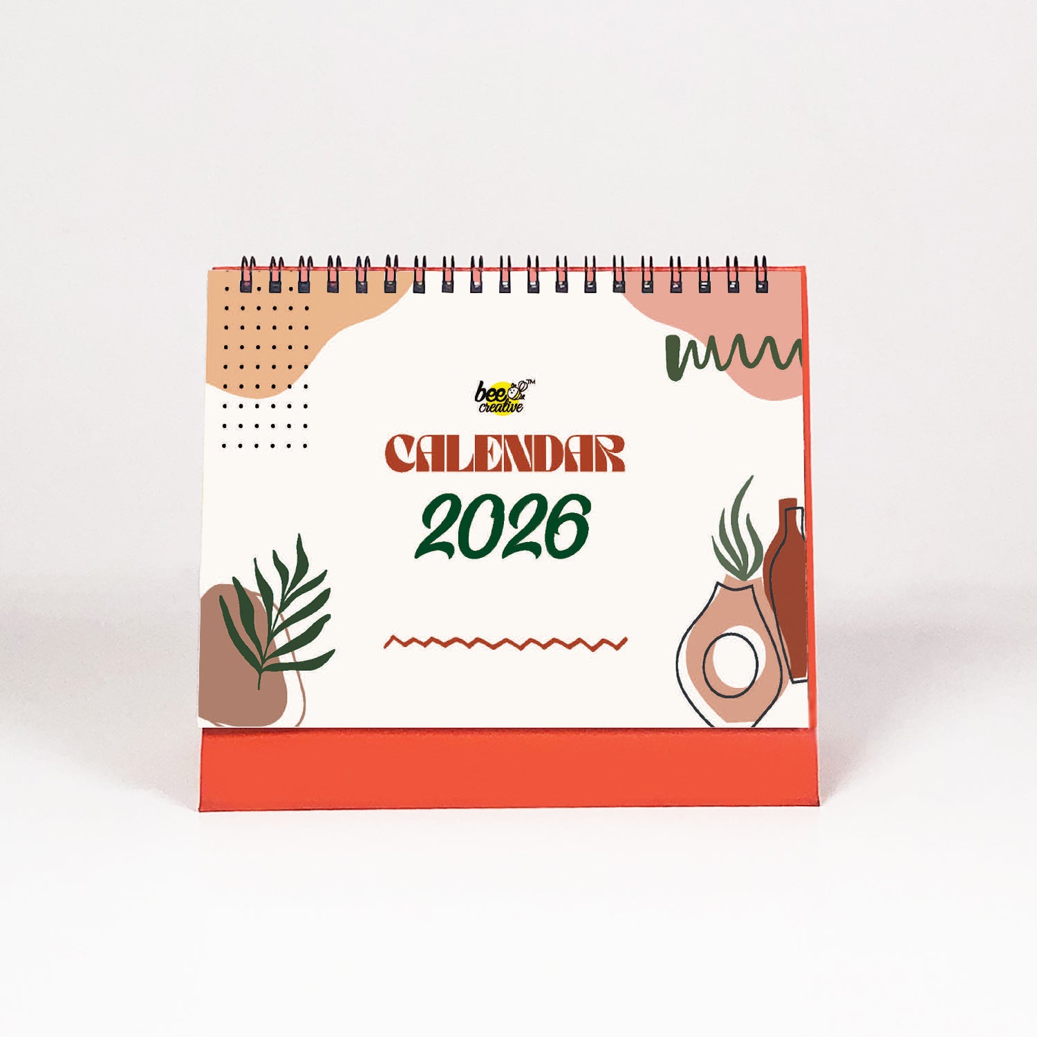 Minimalist Abstract Art - MDF Base 2026 Calendar