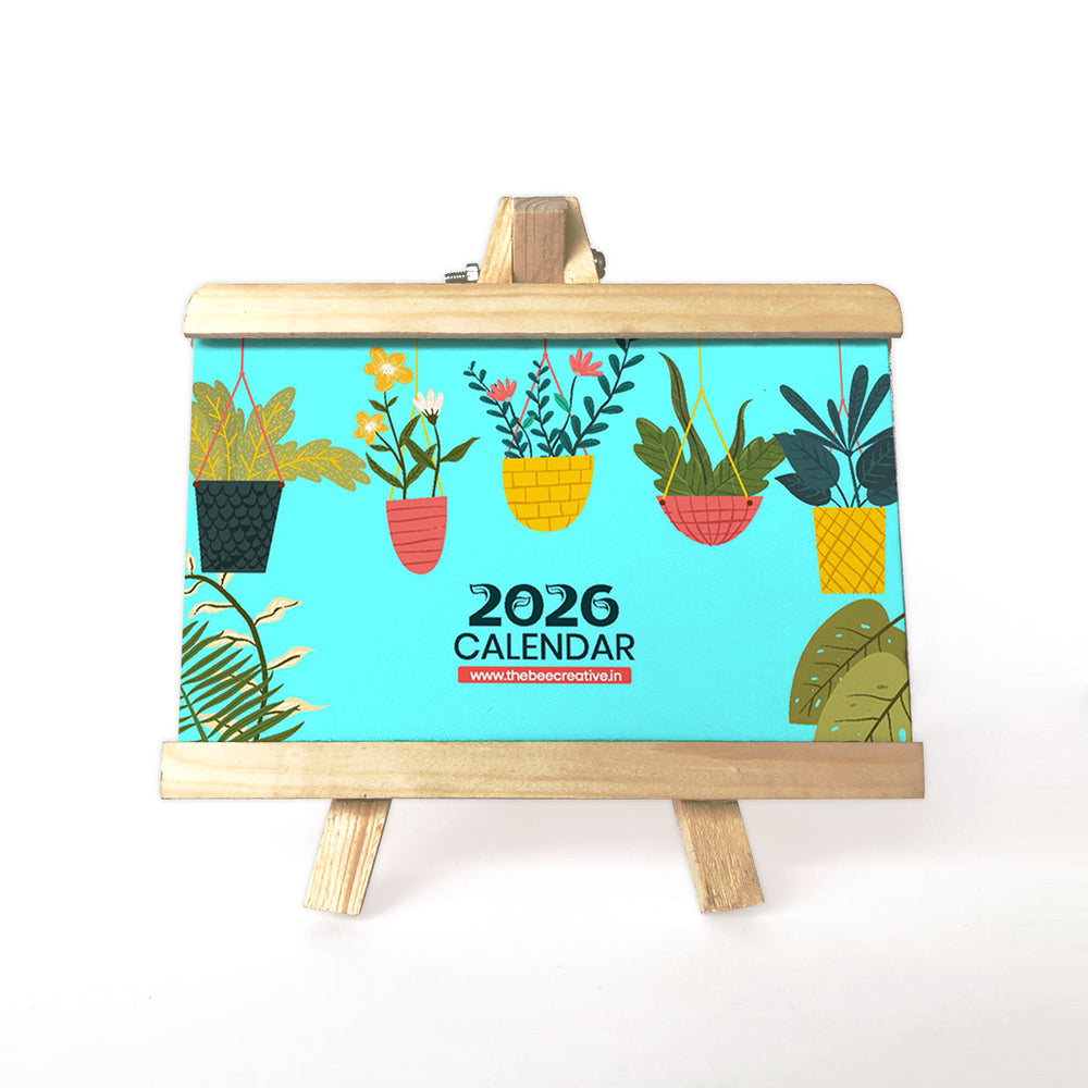 Nature & Beauty - Wooden Base 2026 Calendar