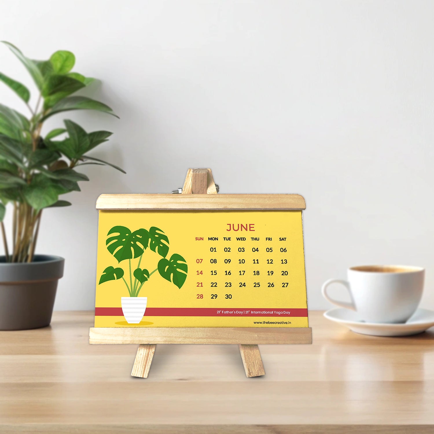Nature & Beauty - Wooden Base 2026 Calendar