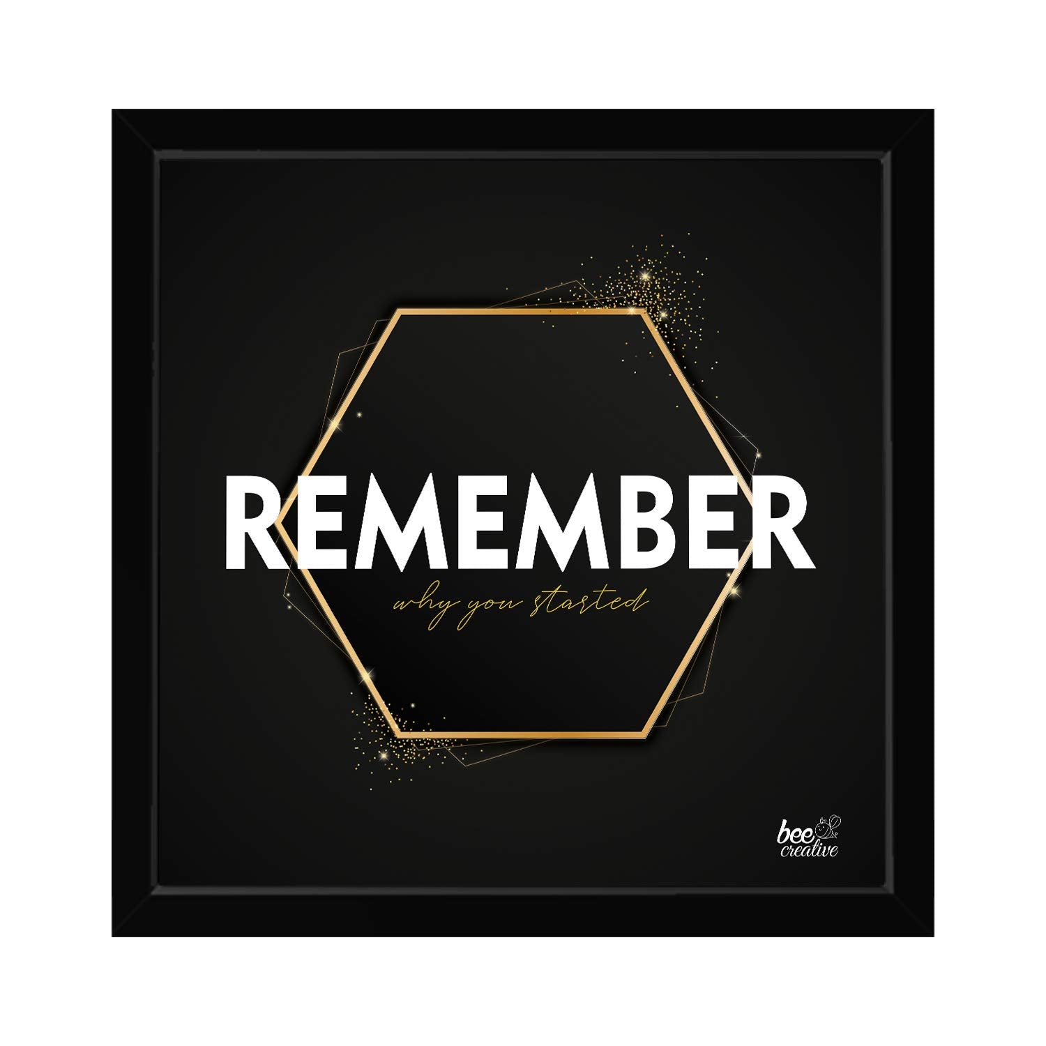 Wall Art Frames set of 3 - Believe Remember Dream