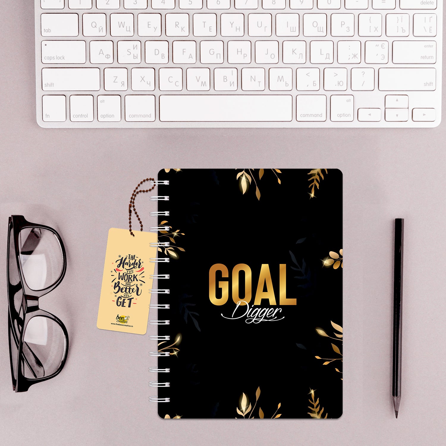Bee Creative Daily Planner I A5 - Goal Digger