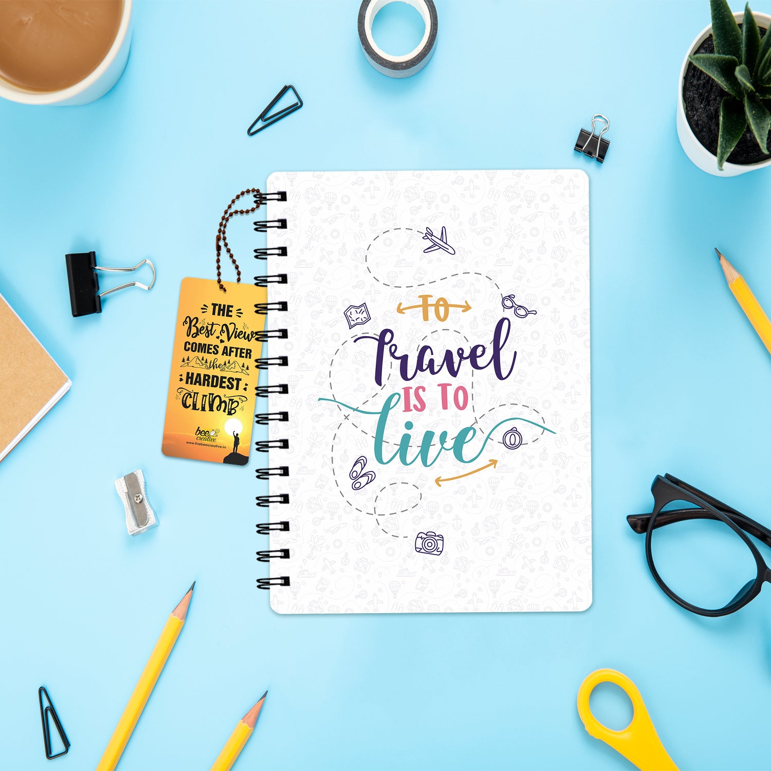 Bee Creative Daily Planner I A5 - Travel