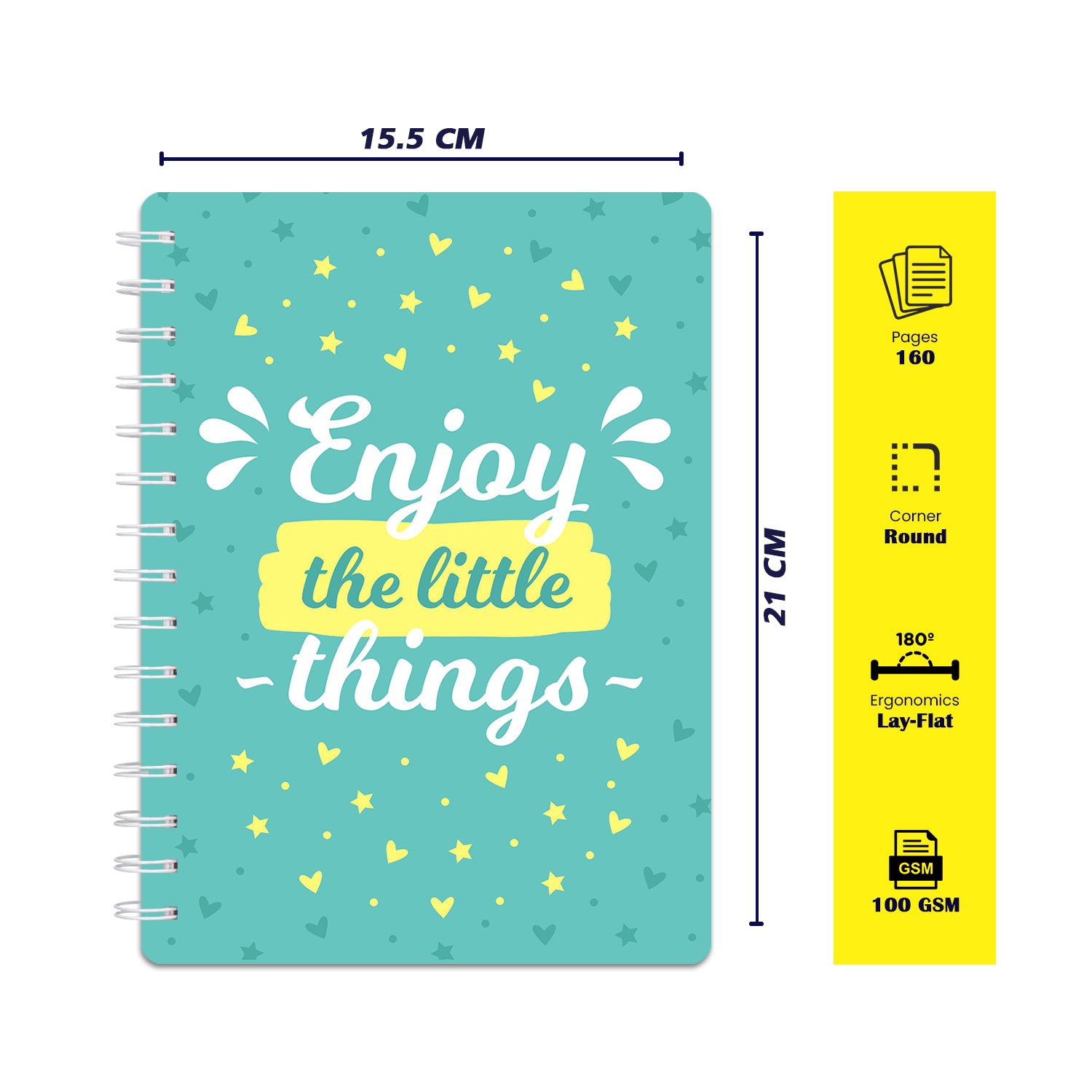Bee Creative Daily Planner I A5 - Enjoy the little Things