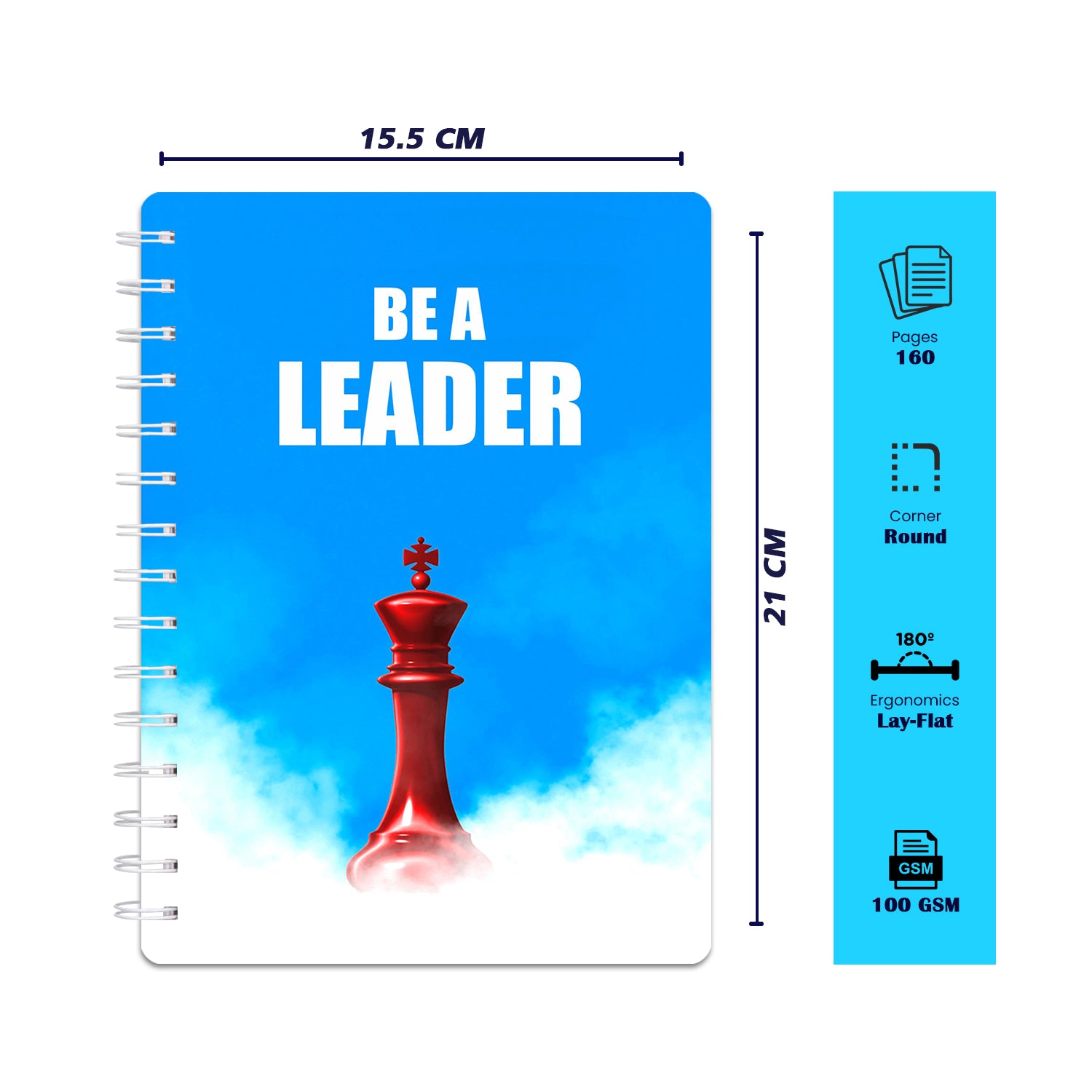 Bee Creative Daily Planner I A5 - Be a Leader