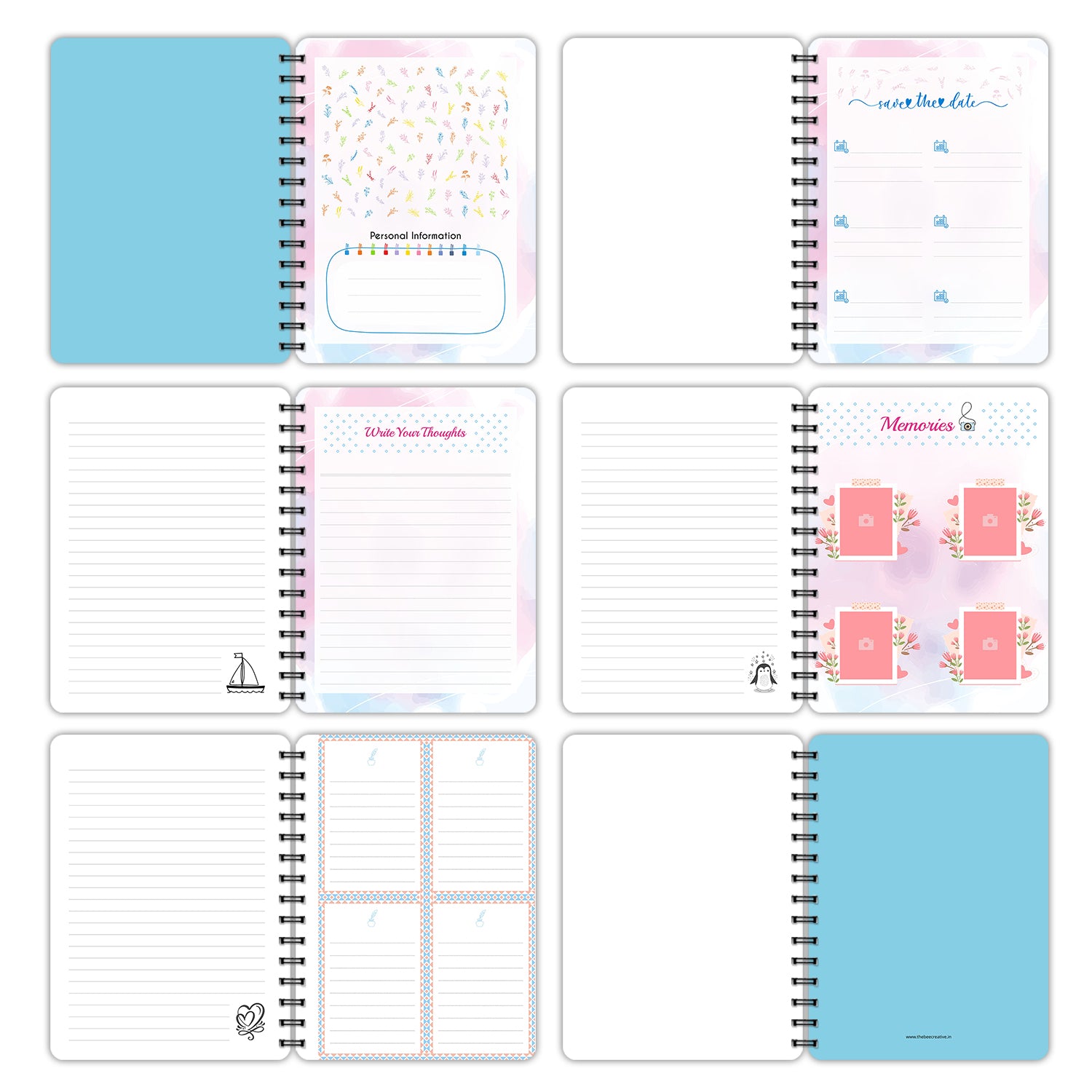Bee Creative Daily Planner I A5 - Travel