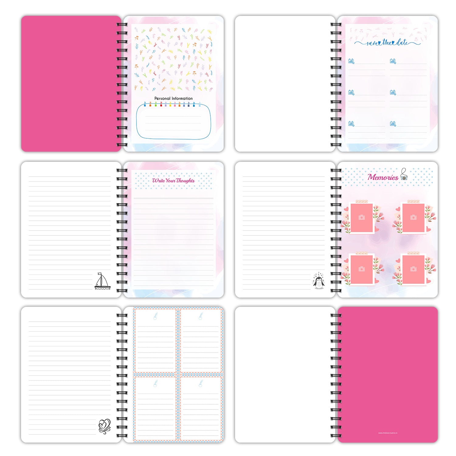 Bee Creative Daily Planner I A5 - Smile
