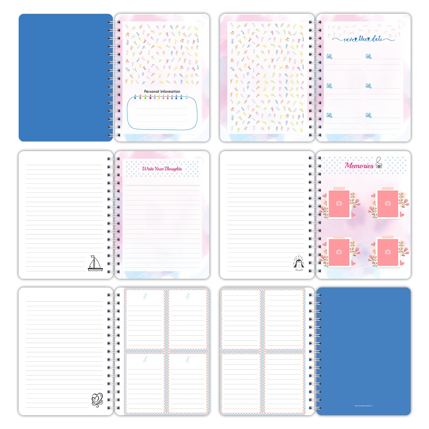 Bee Creative Daily Planner I A5 - Self Care