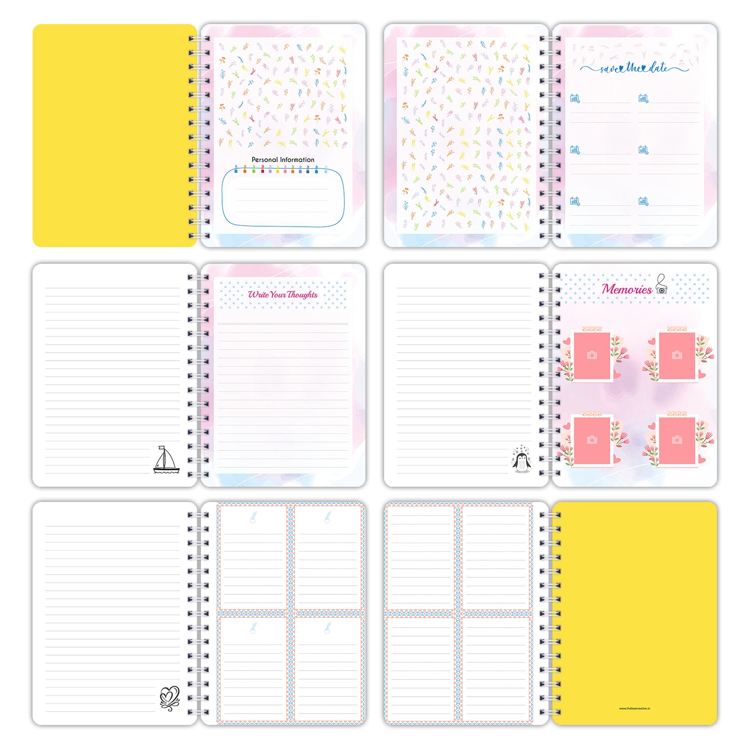 Bee Creative Daily Planner I A5 - Keep on Going